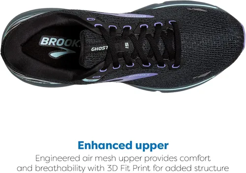 Vista 4 de Brooks Ghost 15 Neutral - Zapatos deportivos de correr para mujer