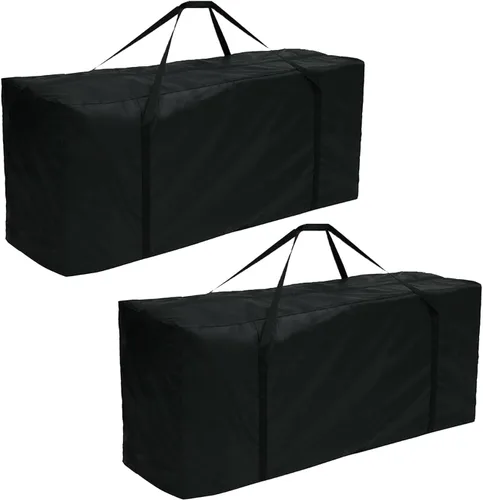 Vista 8 de Bolsas de almacenamiento para cojines de patio al aire libre, 68 pulgadas, impermeables, extra grandes, para muebles de patio, bolsa