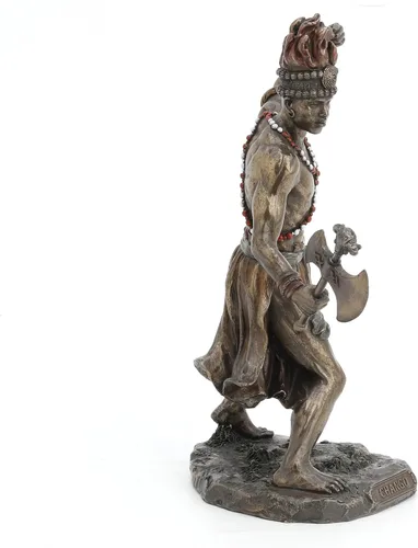 Vista 5 de Veronese Design Chango - Estatua de Dios del fuego, trueno, relámpago y guerra