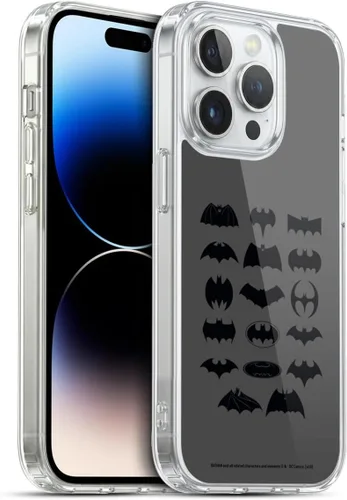 Vista 165 de Head Case Designs Funda de gel con licencia oficial de Batman DC Comics Bat Signal Logos [protección de grado militar] compatible con Apple iPhone 7