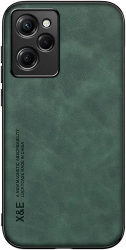 Vista 5 de Kepuch Funda Silklike para Xiaomi Poco X5 Pro 5G/Redmi Note 12 Pro Speed - Cubierta Parachoques Placa De Metal Incorporada Para Xiaomi Poco X5 Pro