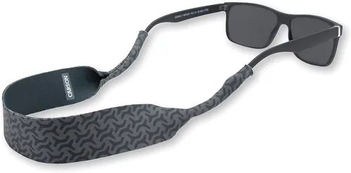 Vista 2 de Carson Correa de retención de gafas de neopreno para gafas de sol y gafas, gris ónix (ER-70BLK)