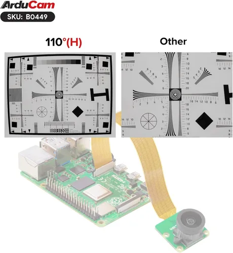 Vista 7 de Arducam para cámara Raspberry Pi 16MP IMX519 módulo de cámara con lente M12 gran angular de 120 ° (D) para Raspberry Pi y OpenHD
