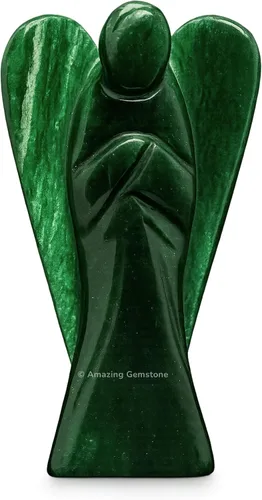 Vista 27 de Ángel de Amatista de Amazing Gemstone - Ángel de Cristal de Amatista y Figuras de Ángel Guardián de Bolsillo de Cristal de Amatista (10 centímetros)