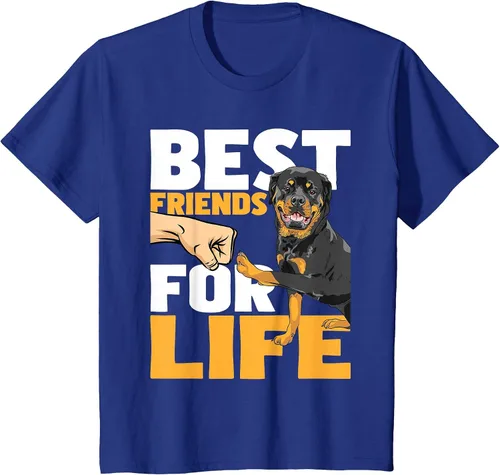 Vista 50 de Best Friends for Life - Rottweiler Animal Dog Lover Breeder T-Shirt