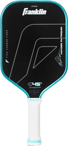 Vista 17 de Franklin Sports Paletas profesionales de Pickleball – Serie de fibra de carbono C45 - Aprobadas oficialmente por USAP + UPA – Diseño para jugadores
