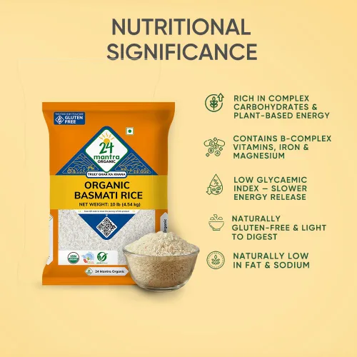 Vista 3 de 24 Mantra Organic Arroz Basmati 10LB