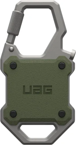 Vista 10 de URBAN ARMOR GEAR UAG [Exclusivo] Diseñado para funda de AirTag con abridor de botellas integrado Monarch – Estuche de carcasa rígida con bloqueo
