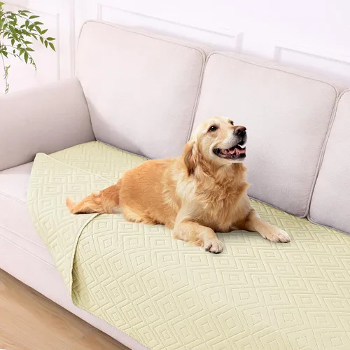 Vista 27 de hyha Manta impermeable para perros, funda suave para cama de perro, mantas para mascotas, funda impermeable para sofá y sillón para perros lavable
