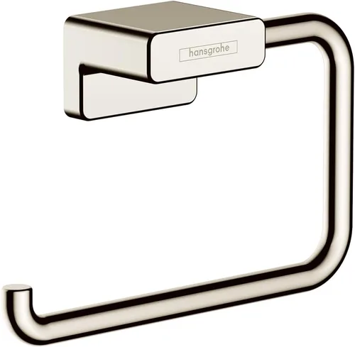 Vista 9 de hansgrohe AddStoris 41771340 - Portarrollos sin tapa en cromo negro cepillado, accesorios de 3 pulgadas