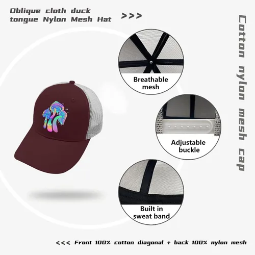 Vista 7 de devor Dad Hats Magic Mushrooms Dad Hats, Graphic Baseball Cap for Women