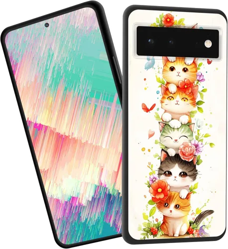Vista 51 de Funda delgada para Google Pixel 4 XL, funda delgada de silicona de TPU suave a prueba de golpes para Google Pixel 4 XL, cruz negra