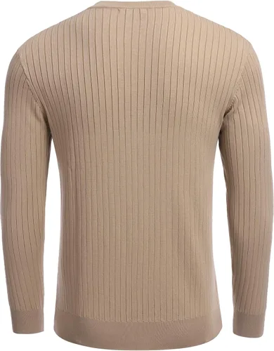 Vista 49 de COOFANDY Suéter de punto Henley para hombre, manga larga, con botones, ligero, para otoño, ajustado, acanalado
