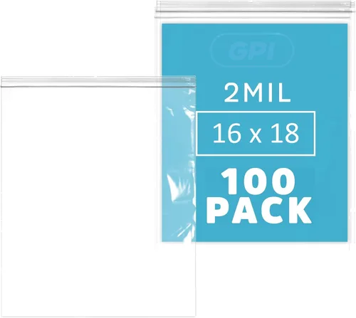 Vista 11 de GPI - Bolsas con cremallera de 7 x 10 pulgadas, bolsas de plástico transparente con cierre con cierre superior resellable para sándwiches