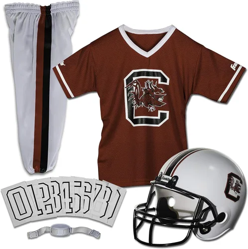 Vista 24 de Franklin Sports NCAA - Conjunto de uniforme de fútbol americano para niños, camiseta de fútbol universitario, casco + pantalones para niños y niñas