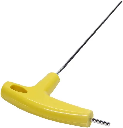 Vista 4 de Utoolmart Llave Allen con mango en T, 0.118 in, métrica, 70 #, acero con mango en T, llave hexagonal de 7.874 in de longitud total