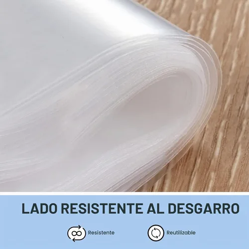 Vista 3 de Joybest - Paquete de 100 bolsas de plástico transparente con cremallera de 8 x 10 pulgadas, bolsa de polietileno resellable Paquete de 100