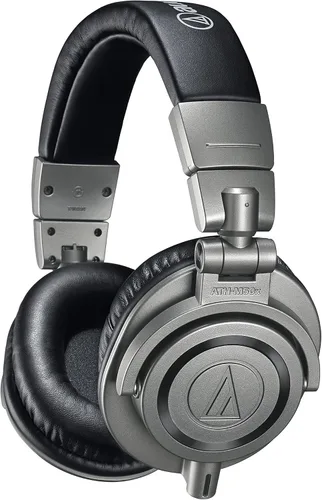 Vista 20 de Audio-Technica ATH-M50X - Auriculares profesionales para monitor de estudio, color negro, grado profesional, aclamado por la crítica, con cable