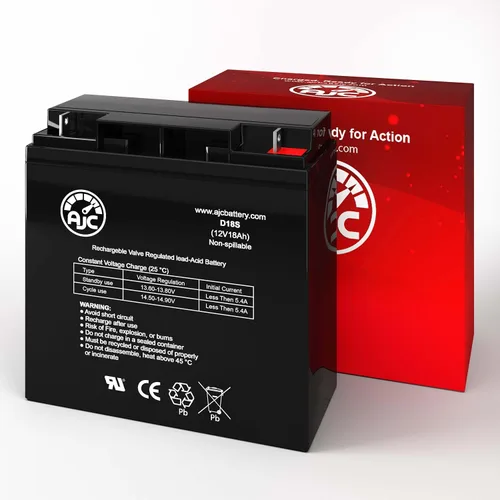 Vista 2 de AJC Batería compatible con Pride Mobility BATLIQ1000 12V 18Ah Batería para silla de ruedas
