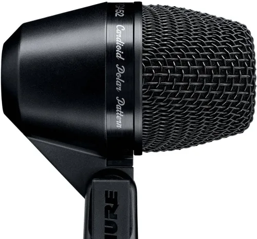 Vista 3 de Shure Micrófono dinámico PGA52 - con patrón de captación cardioide, micrófono dinámico de tambor giratorio (PGA52-XLR)