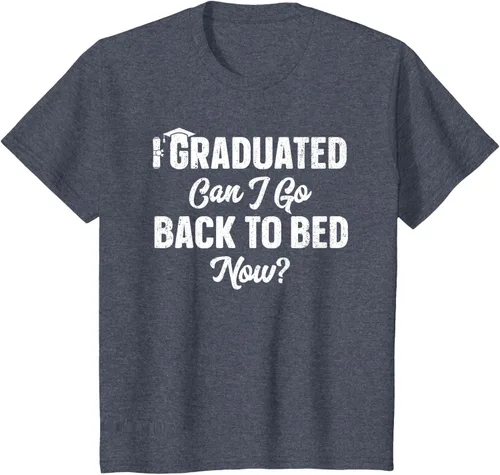 Vista 94 de Graduation Gift For Her Camiseta I Graduated Can I Go Back To Bed Now, Negro