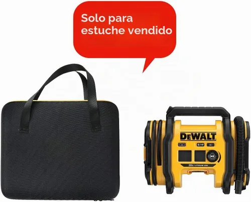 Vista 5 de Funda rígida Khanka de reemplazo para inflador de neumáticos DEWALT DCC020IB de 20 V Max