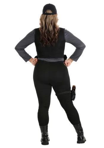 Vista 5 de Disfraz de SWAT para Mujer Multicolor