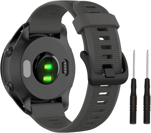 Vista 10 de ISABAKE Correa de reloj para Garmin Forerunner 935/945/955/965/745, pulsera de repuesto de silicona de 0.866 in para Fenix 5 Plus/Fenix 6