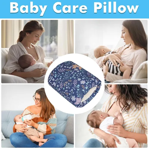 Vista 5 de Almohada de Brazo para Alimentación de Bebé, Almohada de Brazo de Algodón Suave para Lactancia de Recién Nacido, Almohada de Lactancia para Mayor