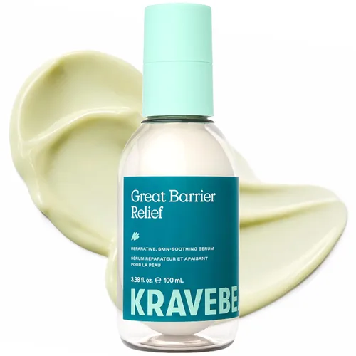 Vista 13 de KraveBeauty Great Barrier Relief Serum - Suero reparador de barrera inspirado en Corea, aceite de tamanu, alivia el enrojecimiento e hidrata, vegano