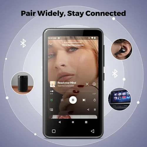 Vista 7 de Innioasis Reproductor MP3 de 32 GB para niños con Bluetooth, WiFi y pantalla táctil de 4 pulgadas, reproductor MP4 Android precargado con Spotify