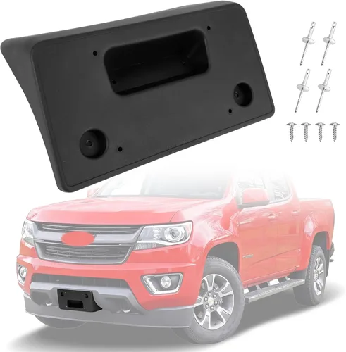 Vista 14 de Marco de matrícula frontal compatible con Chevy Colorado ZR2 2023 2024 2025, soporte de montaje para marco de matrícula, repuesto # 85553155