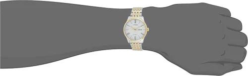 Vista 4 de Citizen NH8354-58A - Reloj de vestir automático japonés de acero inoxidable plateado