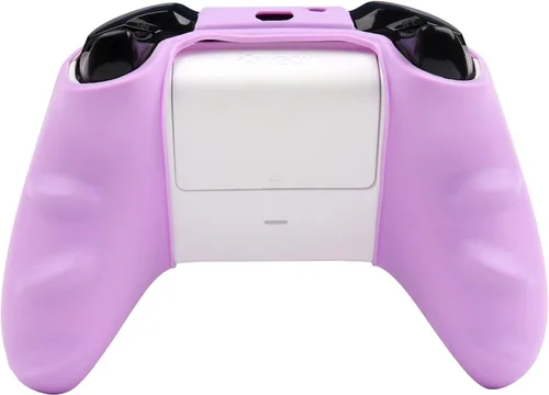 Vista 4 de RALAN Funda protectora de silicona antideslizante para control Xbox One SX con agarre de 6 pulgares.