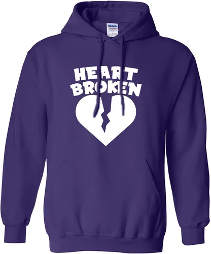 Vista 6 de zerogravitee Sudadera con capucha para adultos con corazón roto
