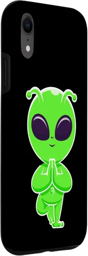 Vista 18 de iPhone 13 Pro Max Namaste Alien Respect gift Case