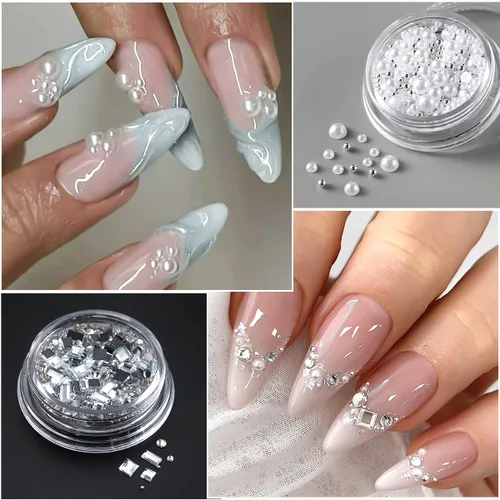 Vista 7 de Gel de uñas sólido constructor, 6 colores no pegajosos para esculpir 3D para arte de uñas, pegamento de extensión de uñas, kit de uñas duras