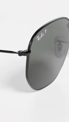 Vista 5 de Ray-Ban RB3548N - Gafas de sol polarizadas hexagonales color negro y gris talla única