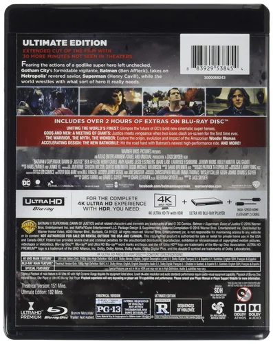 Vista 2 de Batman v Superman: Dawn of Justice, Ultimate Edition [4K UHD]