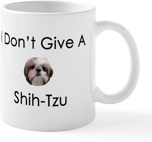Vista 8 de CafePress Cute Shih Tzu Dog Mugs - Taza de café de cerámica de 11 oz (11.0 fl oz)