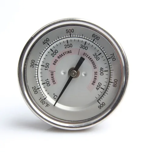 Vista 10 de Medidor de temperatura para parrilla de barbacoa, impermeable, cara grande para Kamado Joe, parrilla de carbón, acero inoxidable, 150-900 °F