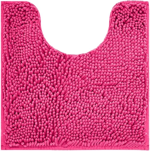 Vista 42 de Reyox Tapete de baño de felpilla, tapetes para inodoro en forma de U, tapete de baño de felpa suave, absorbente y peludo, tapete de contorno