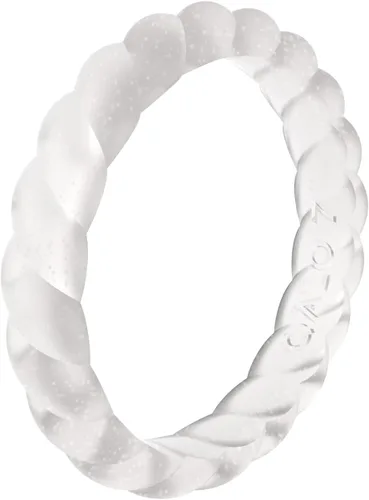 Vista 25 de QALO Anillos de compromiso de goma para mujer, diseñados para exteriores y Pack A: Treelined