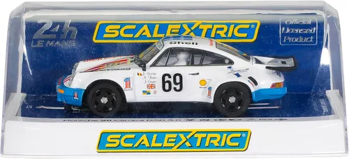 Vista 3 de Scalextric Porsche 911 Carrera RSR 3.0#69Le Mans 1975 1:32 Ranura Coche de carreras C4351