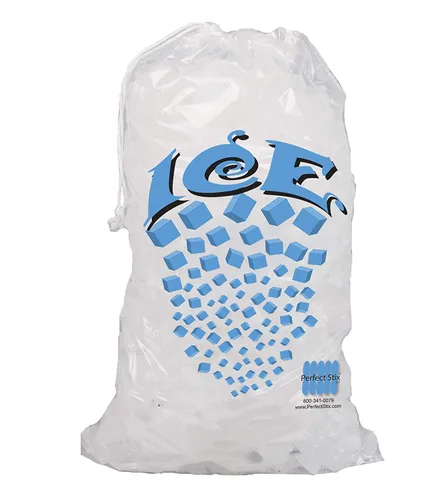Vista 9 de Perfect Stix Paquete de 50 bolsas de hielo de 5 libras, bolsas de hielo resistentes con cordón (2 mils de grosor)