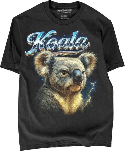 Vista 12 de Heavy Metal 80s Animal Black Camiseta - 100% algodón - para hombre y mujer azul (Blue Heeler)