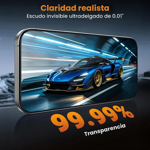 Vista 5 de Protector de pantalla de privacidad antiespía de 25° para iPhone 16 Pro de 6.3 pulgadas, paquete de 3 con kit de alineación automática, dureza 9H