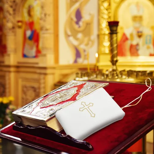 Vista 6 de Shinylin 12 piezas de rosario de cuero para rosario con cremallera, funda de rosario de cuero sintético para hombres y mujeres, 6