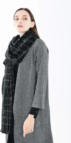 Vista 3 de Bufanda de invierno de moda para mujer, chales pashmina, bufanda, estilo vangita