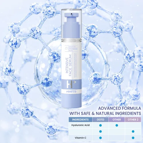 Vista 3 de Suero Hidratante Intensivo Coreano Hidratante Coreano, Hidratante, Revitalizante, Ácido Hialurónico, Hialuronato de Sodio, Crema Facial Vitamina C